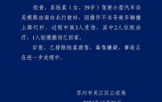 苏州一幼儿园附近车辆突然撞向人群 多人受伤送医