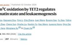 沃尔夫奖得主何川再发重磅研究：破译一个致癌关键突变 揭示TET2新机制