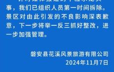 景区已将生殖器形状水龙头拆除 迅速响应整改！