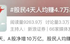 爆了，周末大加班！4天人均赚4.7万？投资大佬：买买买，什么都买