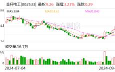 金杯电工:拟向全体股东每10股派现金红利2.00元